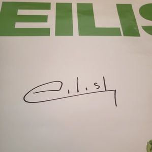 Billie Eilish Hand Signed Autographed Poster VIP